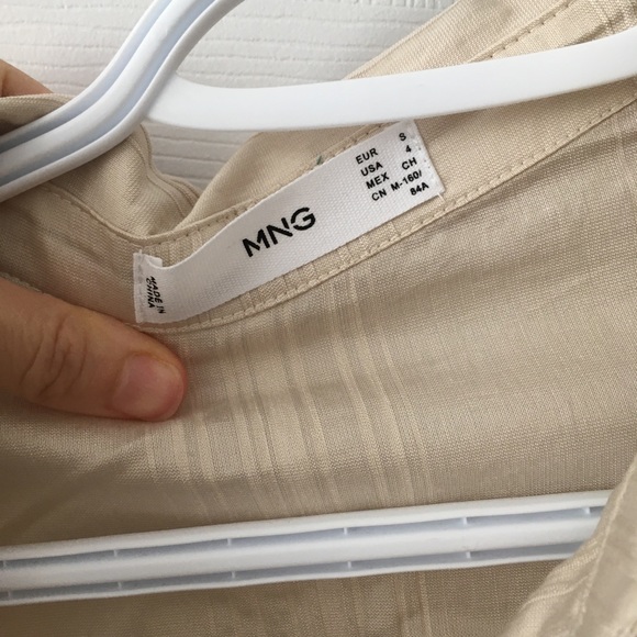 Mango stripped structured shirt, S/4 - Picture 7 of 7